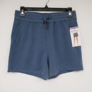 Buffalo High Rise  Blue  Cargo  Women's Linen Shorts Extra Small . Soft NEW